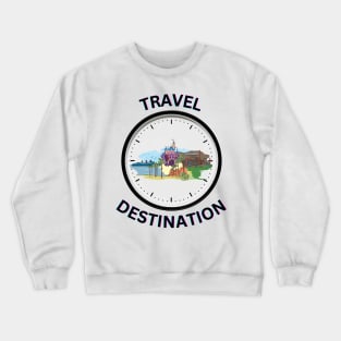 Travel to Hollywood Los Angeles Crewneck Sweatshirt